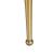 Logan Velvet Dining Chair with Brushed Gold Ball Leg Design