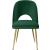 Logan Velvet Dining Chair with Brushed Gold Ball Leg Design