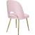 Logan Velvet Dining Chair with Brushed Gold Ball Leg Design