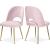 Logan Velvet Dining Chair with Brushed Gold Ball Leg Design