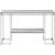 Chafik Wood Sofa Table w/Shelf