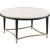 Ayser Wood/Metal Round Coffee Table