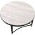 Ayser Wood/Metal Round Coffee Table Set