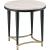 Ayser Wood/Metal Round End Table