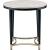 Ayser Wood/Metal Round End Table