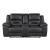 Hazen Microfiber Double Reclining Living Room Set