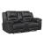 Hazen Microfiber Double Reclining Living Room Set