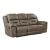 Hazen Microfiber Double Reclining Living Room Set