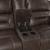 Hazen Microfiber Double Reclining Loveseat with Center Console