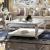 Picardy Fabric/Wood Living Room Set w/Pillows