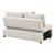Isla U-Shaped Microfiber 4-Piece Modular Sectional with Reversible Chaise & Pull-out Bed