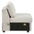 Isla U-Shaped Microfiber 3-Piece Double Chaise Modular Sectional