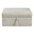 Isla L-Shaped Microfiber 3-Piece Modular Sectional with Pull-out Bed