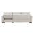 Isla Microfiber 2-Piece Modular Sectional Sofa with Reversible Chaise
