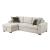 Isla Microfiber 2-Piece Modular Sectional Sofa with Reversible Chaise