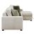 Isla Microfiber 2-Piece Modular Sectional Sofa with Reversible Chaise