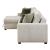 Isla Microfiber 2-Piece Modular Sectional Sofa with Reversible Chaise