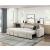 Isla Microfiber 2-Piece Modular Sectional Sofa with Reversible Chaise & Pull-Out Bed