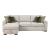 Isla Microfiber 2-Piece Modular Sectional Sofa with Reversible Chaise & Pull-Out Bed
