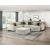 Isla U-Shaped Microfiber 4-Piece Modular Sectional with Reversible Chaise & Pull-out Bed
