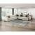 Isla U-Shaped Microfiber 3-Piece Double Chaise Modular Sectional