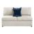 Isla U-Shaped Microfiber 3-Piece Double Chaise Modular Sectional