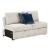 Isla U-Shaped Microfiber 3-Piece Double Chaise Modular Sectional