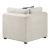 Isla Microfiber 2-Piece Modular Sectional Sofa with Reversible Chaise & Pull-out Bed