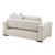 Isla Microfiber Modular Loveseat with Pull-out Bed