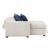 Isla Microfiber Convertible Modular Chaise Lounge with Arms & Hidden Storage