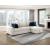 Isla U-Shaped Microfiber 3-Piece Double Chaise Modular Sectional