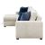 Isla Microfiber 2-Piece Modular Sectional Sofa with Reversible Chaise