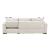 Isla Microfiber 2-Piece Modular Sectional Sofa with Reversible Chaise
