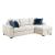 Isla Microfiber 2-Piece Modular Sectional Sofa with Reversible Chaise