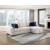 Isla Microfiber 2-Piece Modular Sectional Sofa with Reversible Chaise & Pull-out Bed