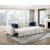 Isla Microfiber 2-Piece Modular Sectional Sofa with Reversible Chaise & Pull-out Bed
