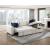 Isla Microfiber 2-Piece Modular Sectional Sofa with Reversible Chaise & Pull-out Bed