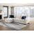 Isla Microfiber 2-Piece Modular Sectional Sofa with Reversible Chaise & Pull-out Bed