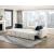 Isla Microfiber 2-Piece Modular Sectional Sofa with Reversible Chaise & Pull-out Bed