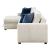 Isla Microfiber 2-Piece Modular Sectional Sofa with Reversible Chaise & Pull-out Bed