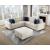 Isla U-Shaped Microfiber 3-Piece Double Chaise Modular Sectional
