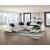 Isla U-Shaped Microfiber 4-Piece Modular Sectional with Reversible Chaise & Pull-out Bed