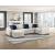 Isla U-Shaped Microfiber 3-Piece Double Chaise Modular Sectional