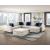 Isla U-Shaped Microfiber 4-Piece Modular Sectional with Reversible Chaise & Pull-out Bed