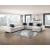 Isla U-Shaped Microfiber 3-Piece Double Chaise Modular Sectional