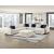 Isla L-Shaped Microfiber 3-Piece Modular Sectional with Pull-out Bed