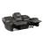 Gainesville Microfiber Double Reclining Living Room Set
