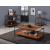 Oaken Wood Storage Coffee Table Set