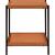 Oaken Wood Sqaure Storage End Table