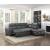 Barre Faux Leather 2‑Piece Sectional with Pull‑out Bed & Right Chaise